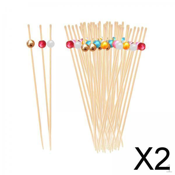 

2x100 Pieces Christmas Cocktail Picks Food for Cake Drink