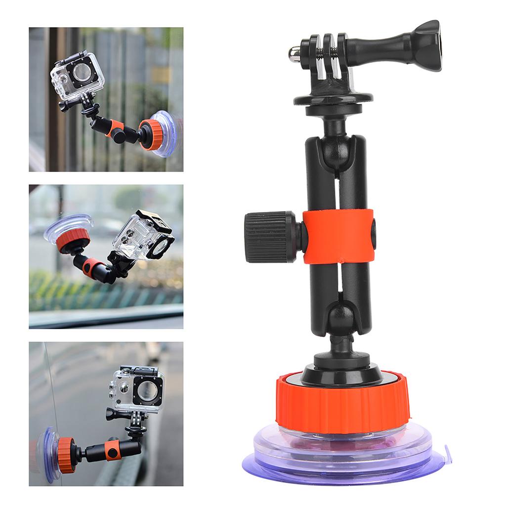 Car Universal Sports Camera Accessory Suction Cup Mount Holder Bracket for DJI OSMO ActionGopro