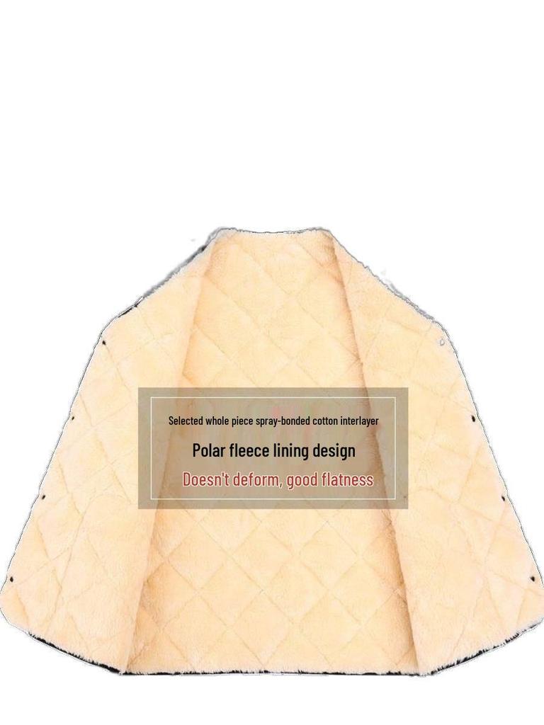 Warme ärmellose Weste für Männer mittleren und höheren Alters – Herbst-/Winterstil, vielseitige Jacke für Väter und Großväter