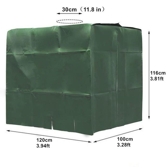Copertura Termica Impermeabile Antipolvere 210D per Serbatoio IBC da 1000L