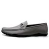 Fashion Minimalist Designer Style Metal Buckle Men's Elegant Formal Loafers Handmade Footwear Leisure Comfortable Driving Leather Shoes