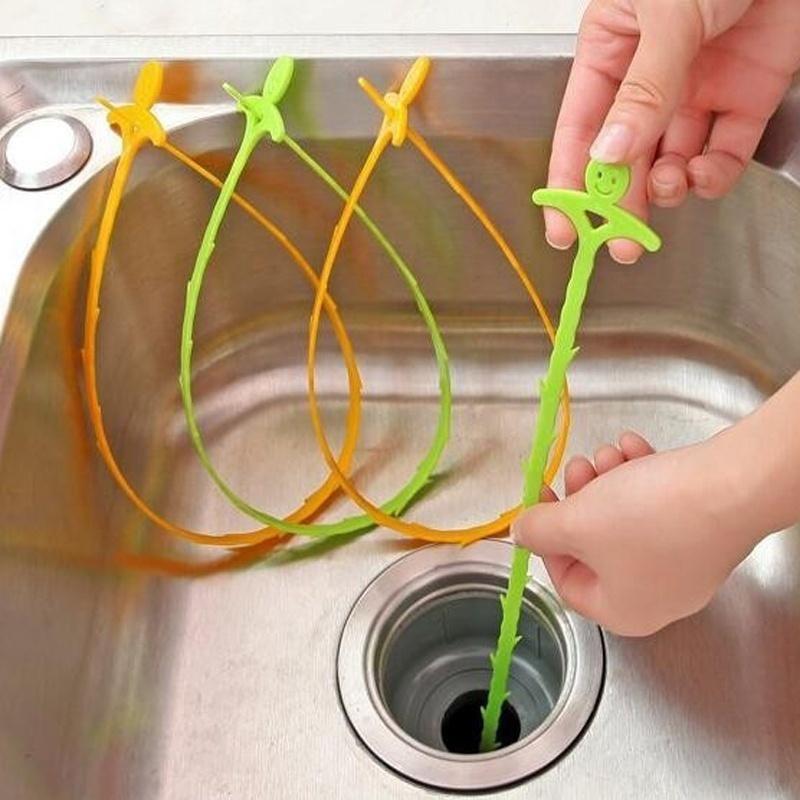 New 2PC Hair Tub Cleaner Sewer Filter Drain Cleaners Bathroom Floor Kitchen Sink Drian Filter Strainer B