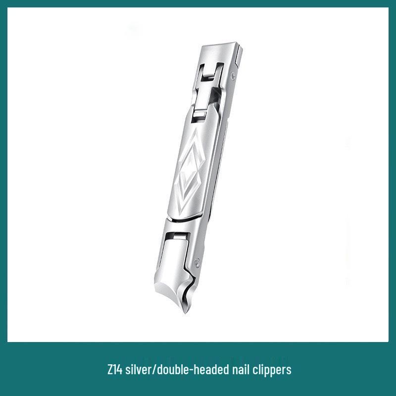 

German Double-Headed Large Opening Nail Clipper - Two-Way Stainless Steel Manicure Tool