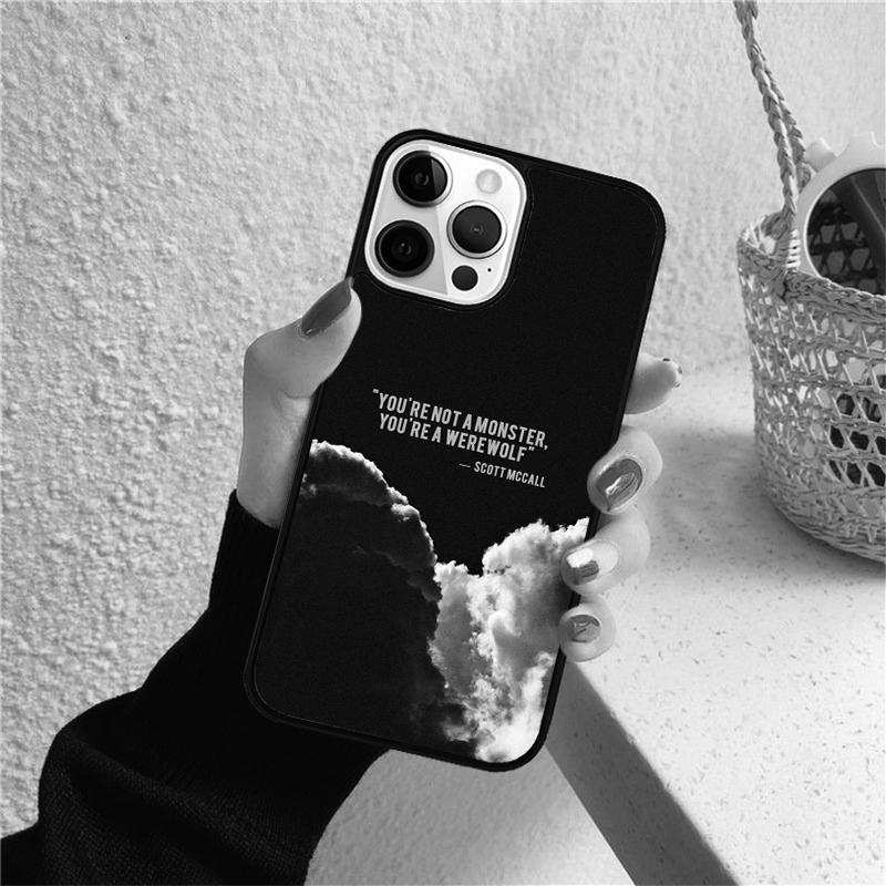 Teen Wolf Phone Case for iPhone 17 Air 16 PRO MAX 15 14 PLUS 11 12 13 Back Cover Fundas Shell