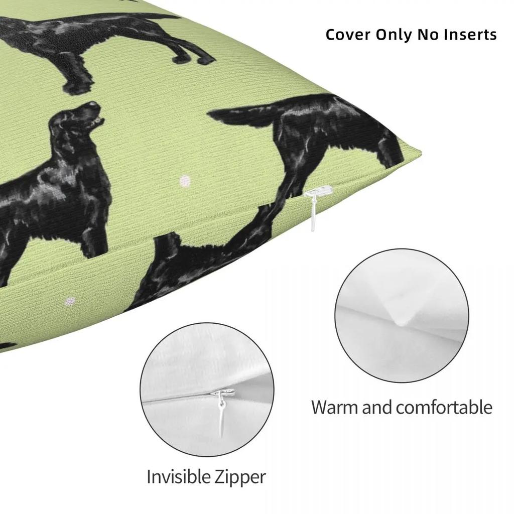 Flat Coated Retriever Throw Pillow anime girl christmas decorations for home 2023