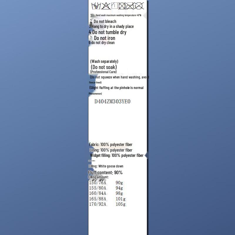 Sancai 2025 Winter Stand Collar Short Puffer Jacket