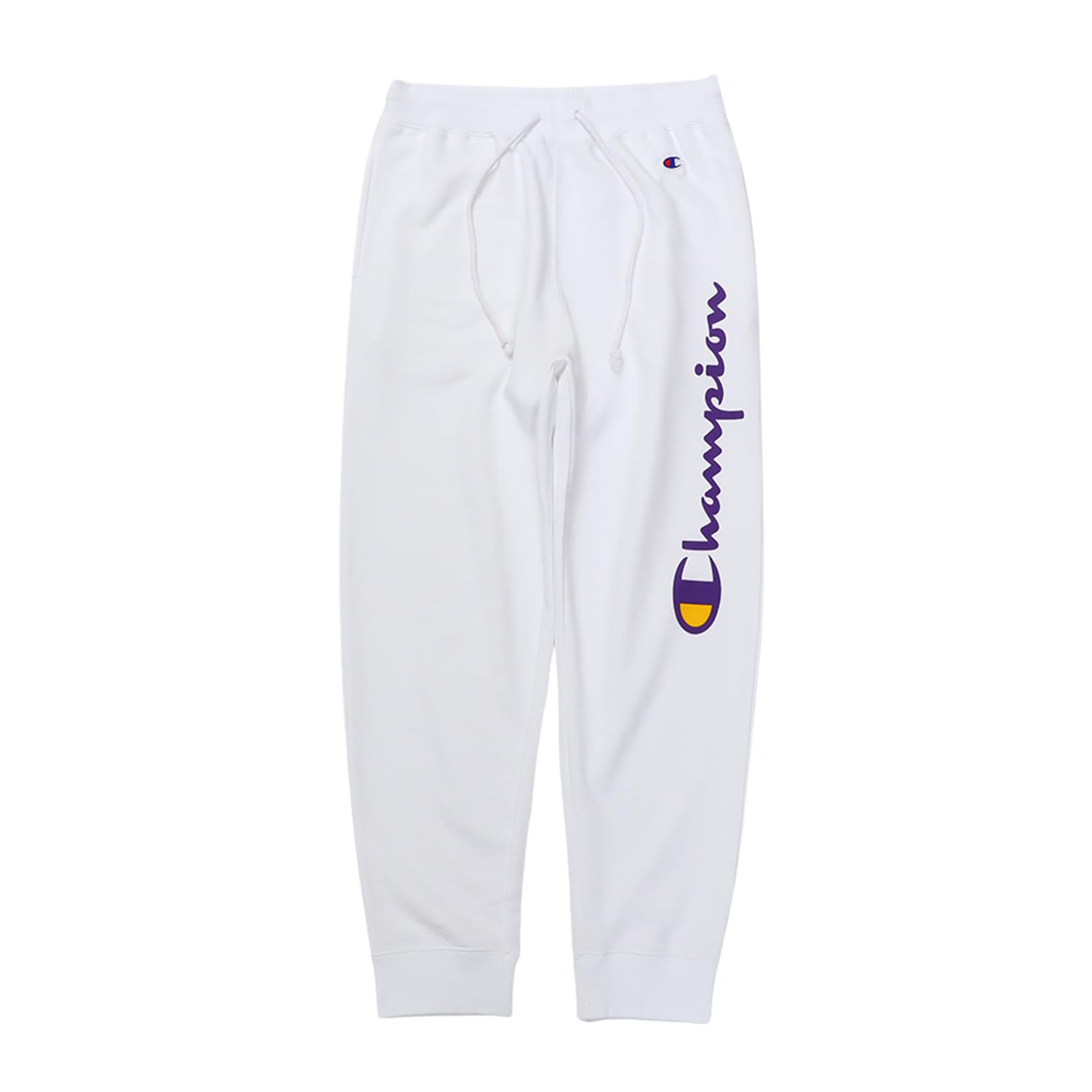 

Bottoms Fleece COTTON USA Script Logo Sweatpants Basic White [Champion] C3-A211 Men s білий