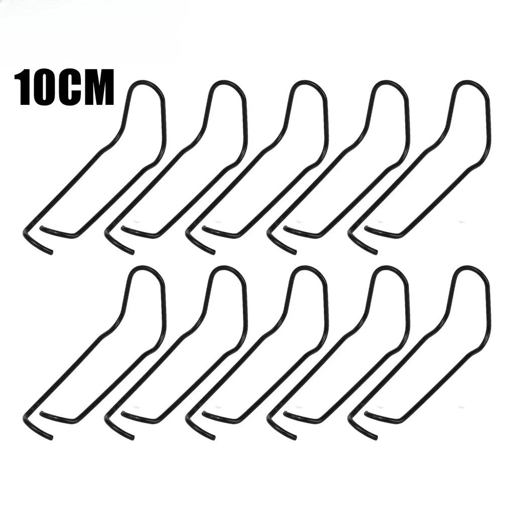 30/10 ks Zahradní mřížové klipy Spona z ocelového drátu Podpěra rostlin Upevňovací svorka Rostlinné klece Konektory polic pro popínavé rostliny Příslušenství