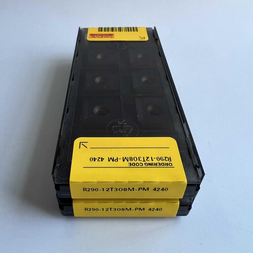 Original Sandvik / R290-12T308M-PM 4240  / CNC Lathe Carbide Blade 10 Pcs