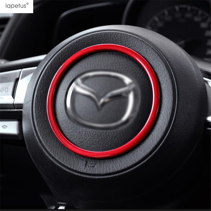 Predná spodná mriežka / Volant / Hlavica radiacej páky / Kryt čítacieho svetla Červené príslušenstvo pre Mazda CX-5 CX5 2017 - 2024