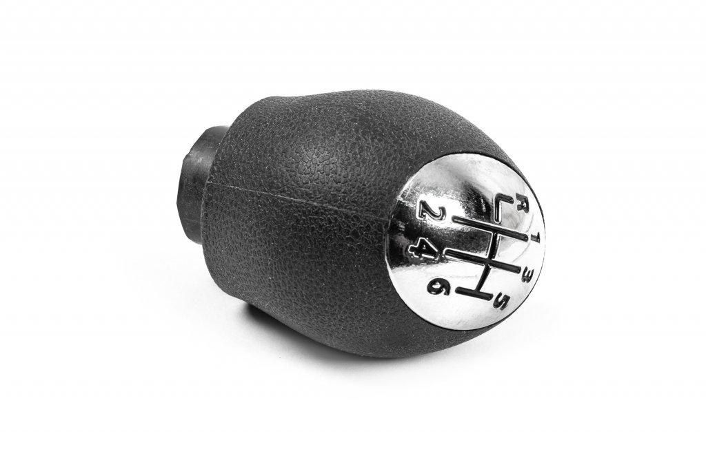 Gear Knob 6-gear 328650024R (black with Chrome) for Renault Dokker
