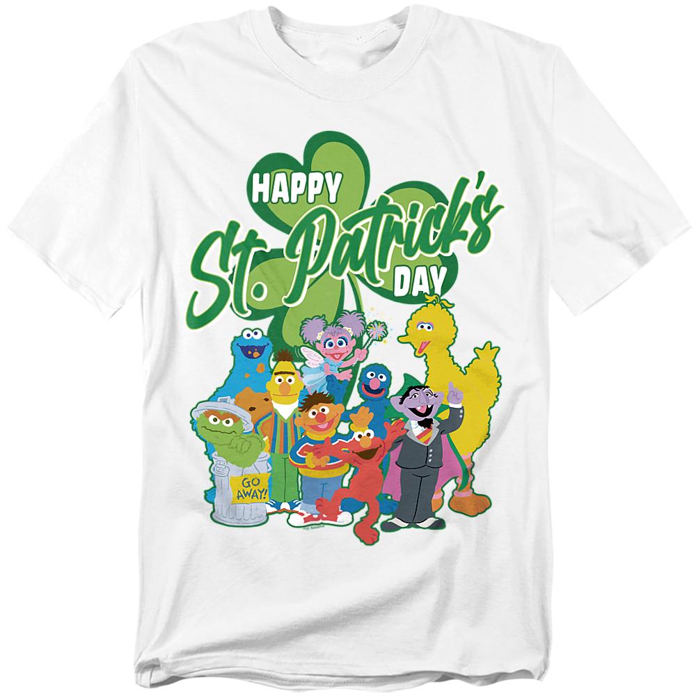 Sesame Street Unisex Adult Big Bird St Patricks Day T-Shirt