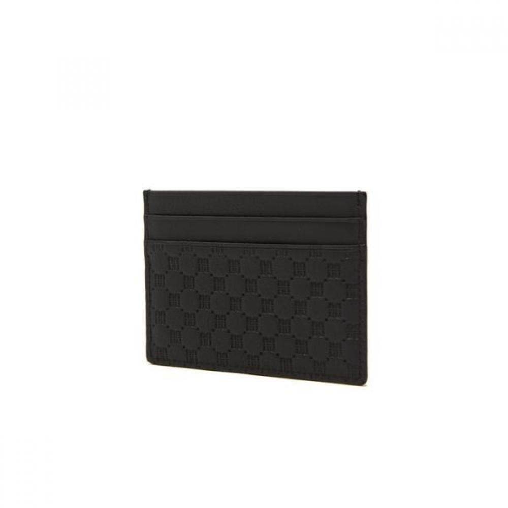 Daks Black Leather Louis Embossed Dd Pattern Card Holder Dbho4f369bk