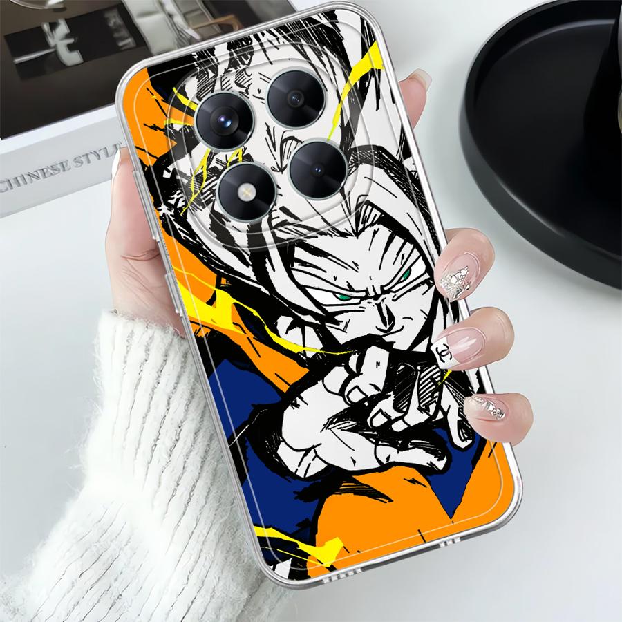 Soft Phone Cover Case for Xiaomi Redmi Note 14 Pro Plus 10S 12 A4 11S 13C 9 10 12S 11 14C Note 13 Hot Anime Dragonballs New