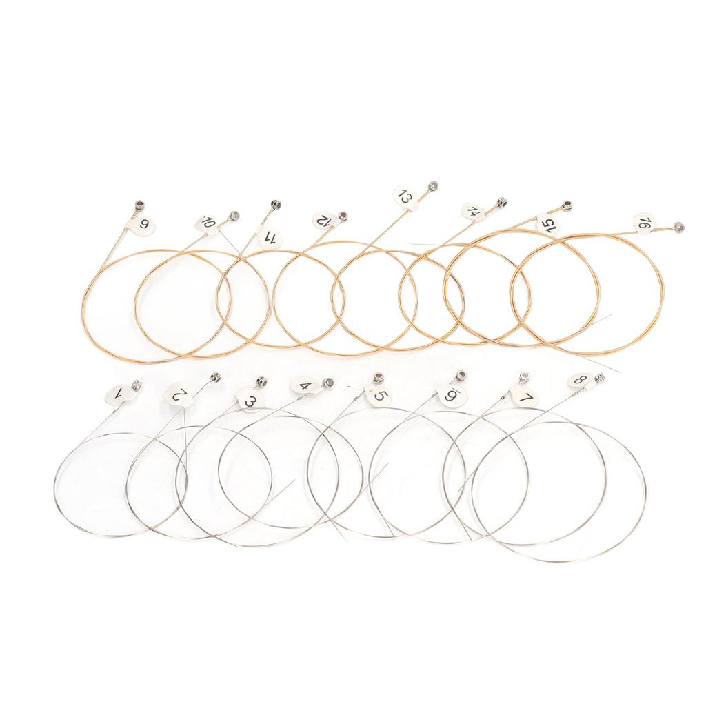 Lyre Strings Rivet Set Comfortable Resonance Effect Light Weight Beautiful Sound Small Lyre Strings