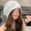 Thin Pullover Hat Korean Style Sunscreen Cap Fashion Knitted Hat  Spring Summer
