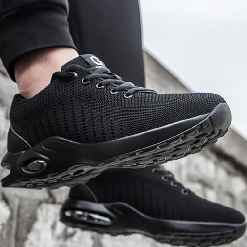 High Quality Men's Boots Safety Shoes Steel Toe Puncture-Proof Work Boots Lightweight Safety Work Shoes Men Indestructible Shoes