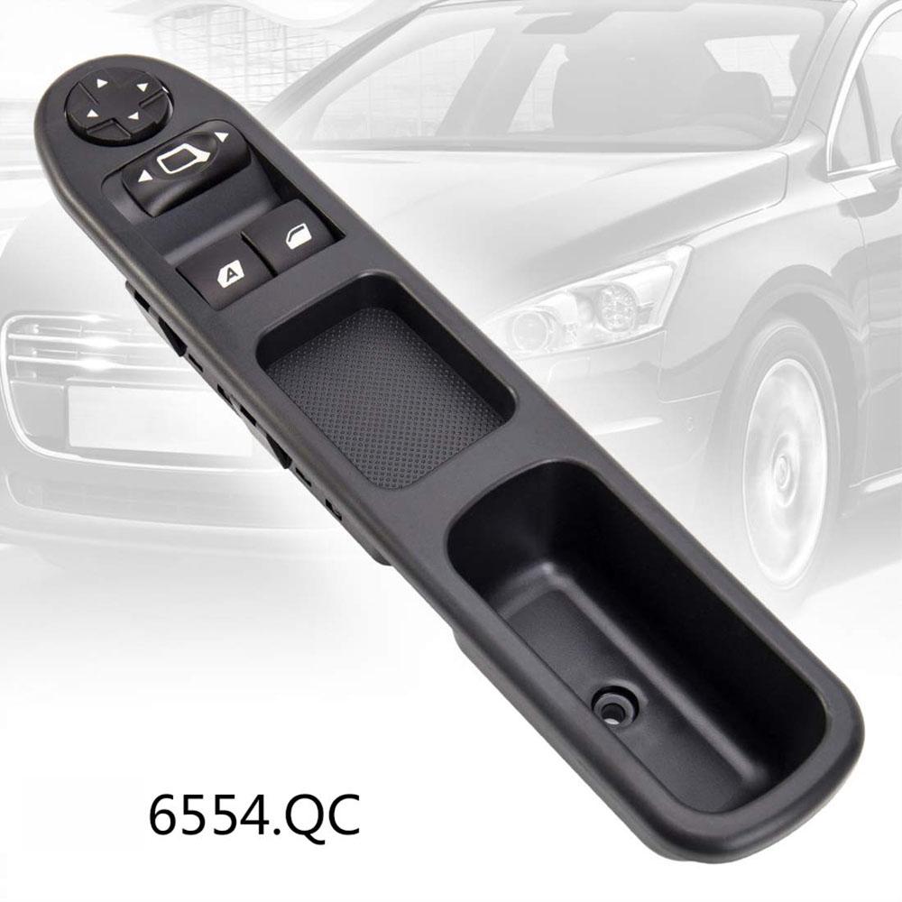 Left Front Window Control Switch 6554QC For Peugeot 207 Citroen C3