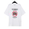 Unisex Oversized Cotton T-Shirt With Bold Letter Print Vintage Washed Loose Fit Casual Tee