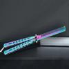 1PCS Foldable Comb Stainless Steel Butterfly Knife Comb Beard Moustache Brushe Salon Hairdressing Styling Tool