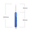 Telescopic Titanium Toothpicks Push-pull Fruit Toothpick Convenient Metal Toothpick  Camping Tool