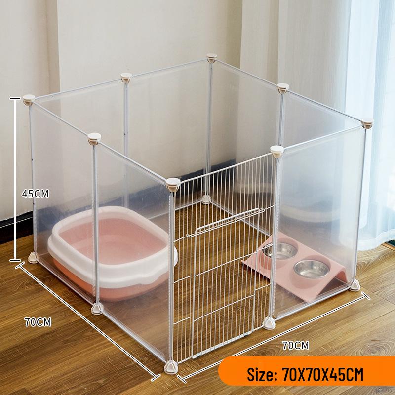 Indoor Pet Playpen: Dog/Cat Enclosure with Free Splicing Cages for Dogs, Cats, and Rabbits.