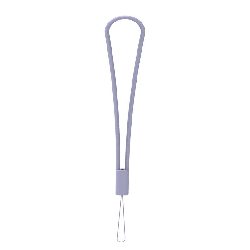 Silicone Mobile Phone Lanyard with USB Drive – Durable Wrist & Neck Strap, Solid Colors