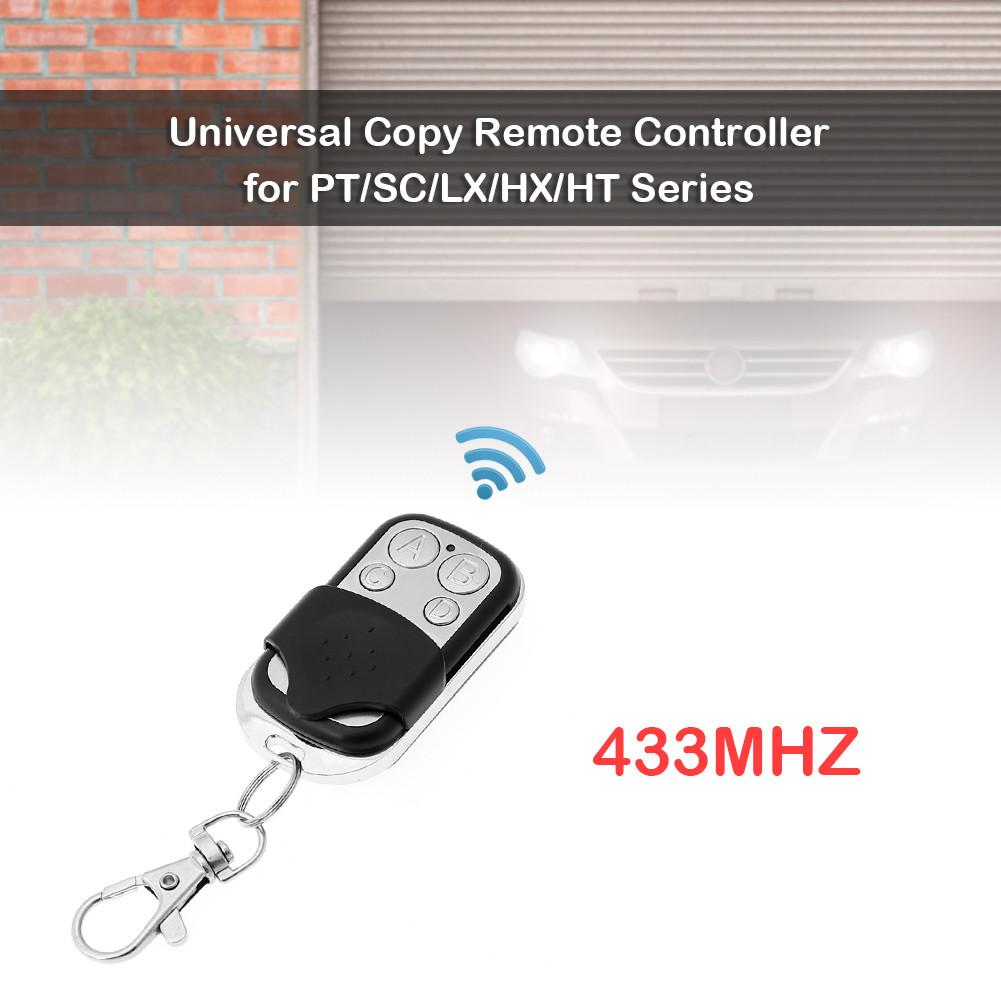 Universal 433MHz Remote Control Cloner 4 Button Garage Door Gate Opener 5pcs Set