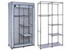 Textile Cabinet With 6 Shelves Mira - Grey