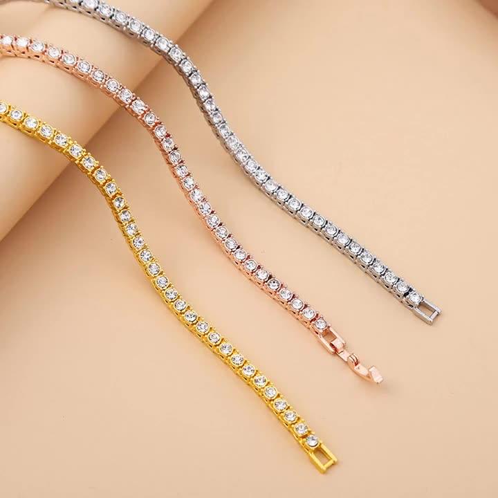 Ting Mingyi Ting Mingyi Personalized Hip Hop Style Vintage Moissanite Tennis Bracelet for Anniversaries