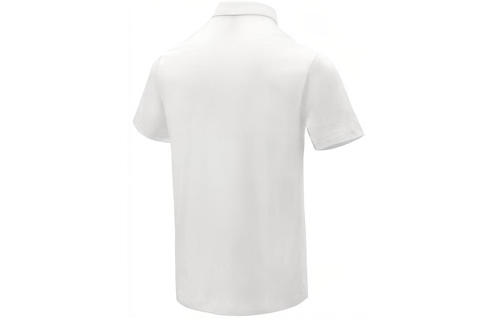 Adidas Polo Shirts Men's White Polo Collar Moderate Straight Fit JD3200