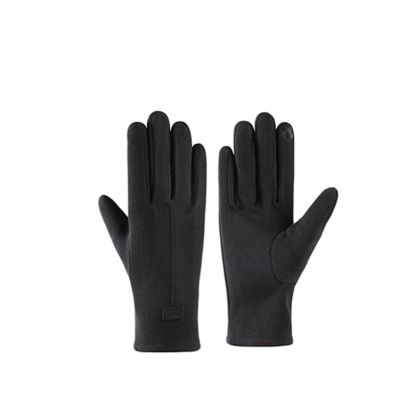 Women Winter Thick Plush Gloves Fashion Warm Suede Outdoor Guantes Lady Touchscreen Driving Gloves Sports Cycling Mittens