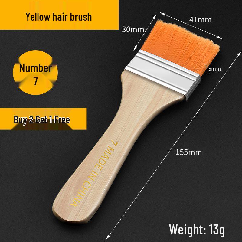 Soft Nylon Bristle Industrial Cleaning and Dusting Brush - No Trace, Wool, and Latex Paint Brush