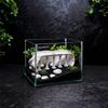Q1FD Aquarium Decors Fish Tanks Decoration Betta Fish Tanks Accessories Plastic Palaces Ornament for Cave Hide Decorations