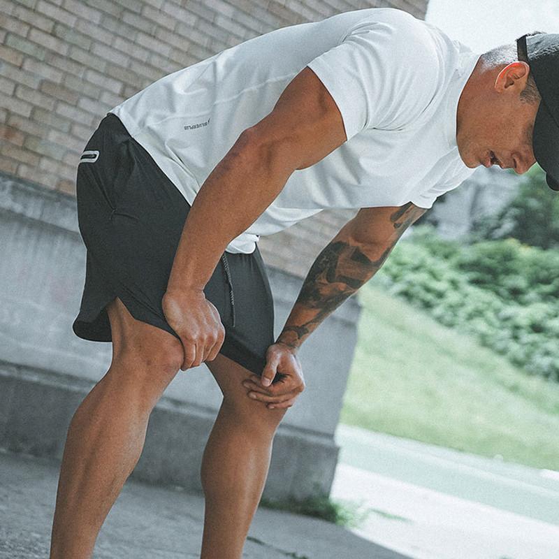 Men's Gym Fitness Bodybuilding Jogging Sport Shorts Casual Pants With Secure Pockets For Enhanced Convenience