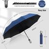 Automatic 60-Rib Folding Umbrella with UV Sun Protection