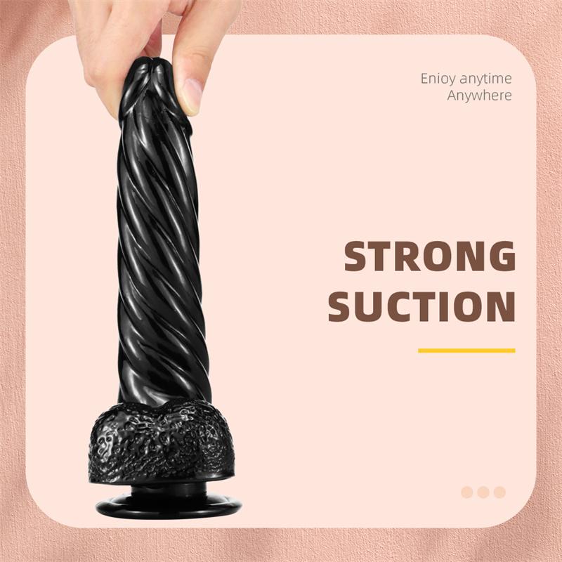 Dragon Drill Simulation Dildo Female Realistic Masturbation Anal Plug Adult Products