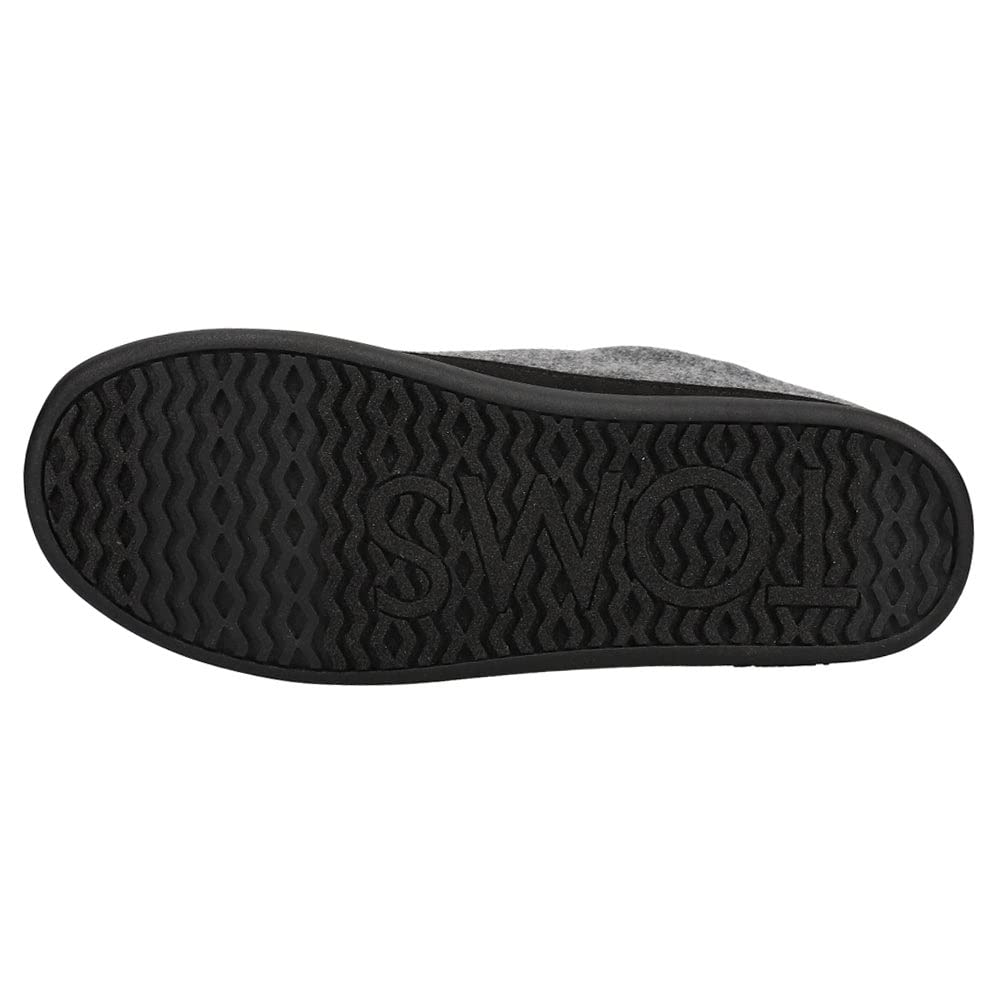 Toms EZRA Smoke Grey REPREVE Felt Cm Women's Two-Tone Slip-On (00) 22.0