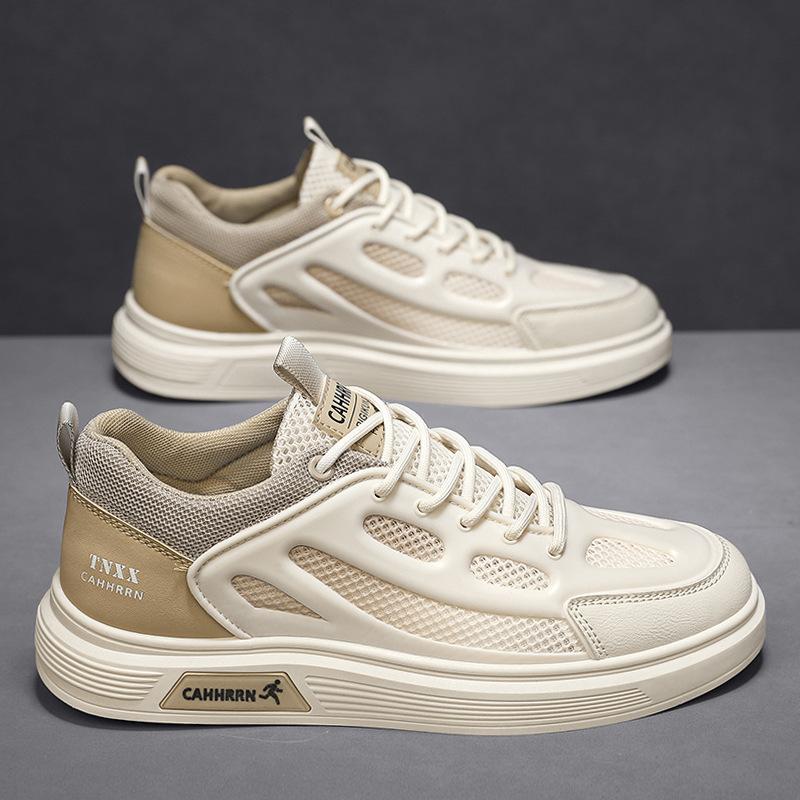 

Новые сетчатые летние кеды на плоской подошве на шнуровке спортивные дышащие удобные мужские туфли модная расцветка повседневная обувь 44