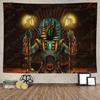 Altes Ägyptisches Heiliges Wandbild Hieroglyphen Schnitzereien Mythologie Anubis Zepter Kunst Wandteppich Wandbehang Schlafzimmer Dekoration