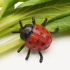 20Pcs Simulation Ladybugs Mini Plastic Eco-Friendly PVC Durable Bright Mini Garden Micro Landscape Party Decoration