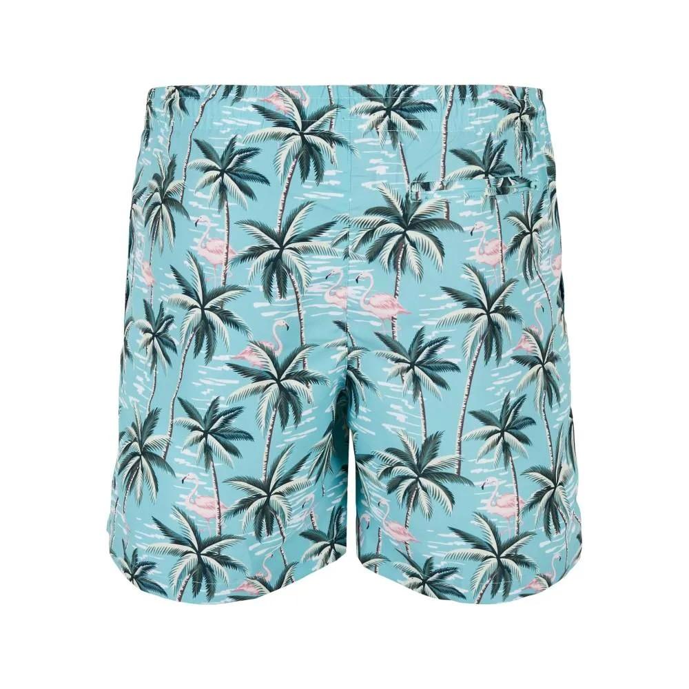 Urban Classics Mens Tropical Birds Swim Shorts