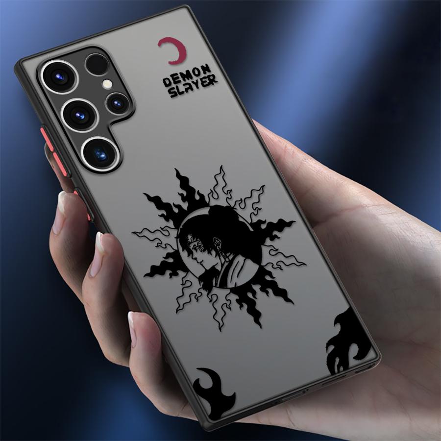 Fajne etui Demon Slayer Kokushibo do Samsung Galaxy S24 Plus S23 FE S20 FE S25 Ultra S22 S26 S21 Note 20 Ultra 10+ Funda Back