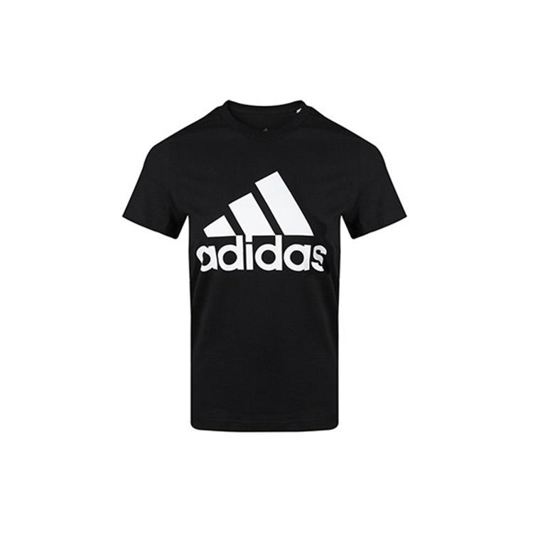 (WMNS) adidas Must Haves Badge of Sport T-Shirt Asia Sizing Black White Women s FQ3237 XXL