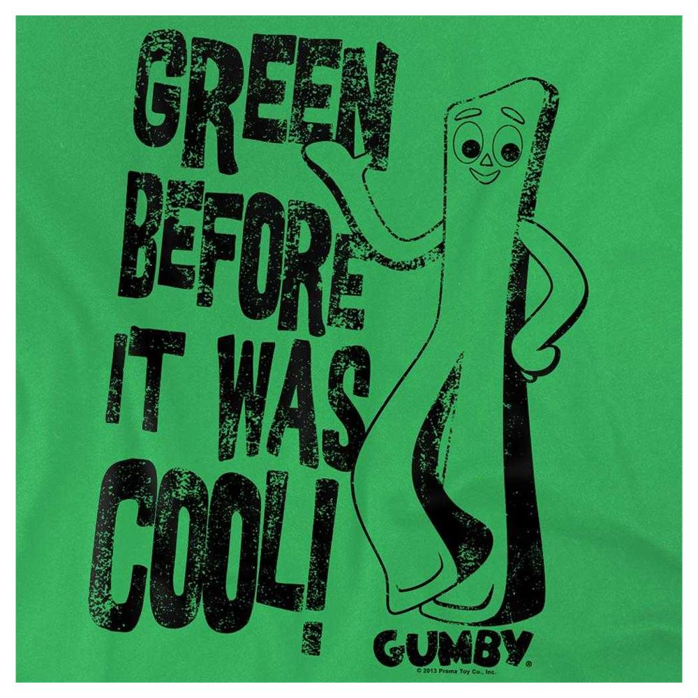 Gumby Unisex Adult Green Before It Was Cool T-Shirt