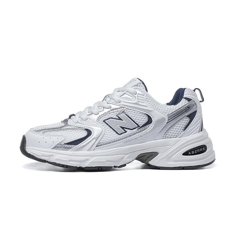 Buty Putian czysto oryginalne New Balance modne męskie buty do biegania buty sportowe modne srebrnoszare oddychające buty męskie i damskie