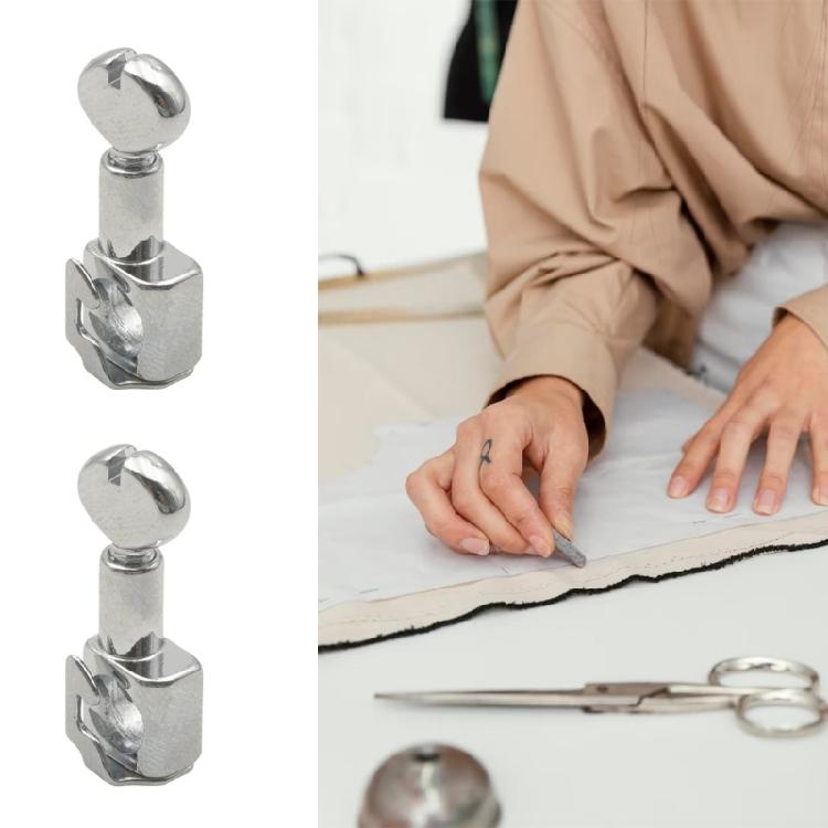 6 Stück Nähmaschine Metallnadelklemmen mit Schraube für Haushaltsnähmaschine Zubehör