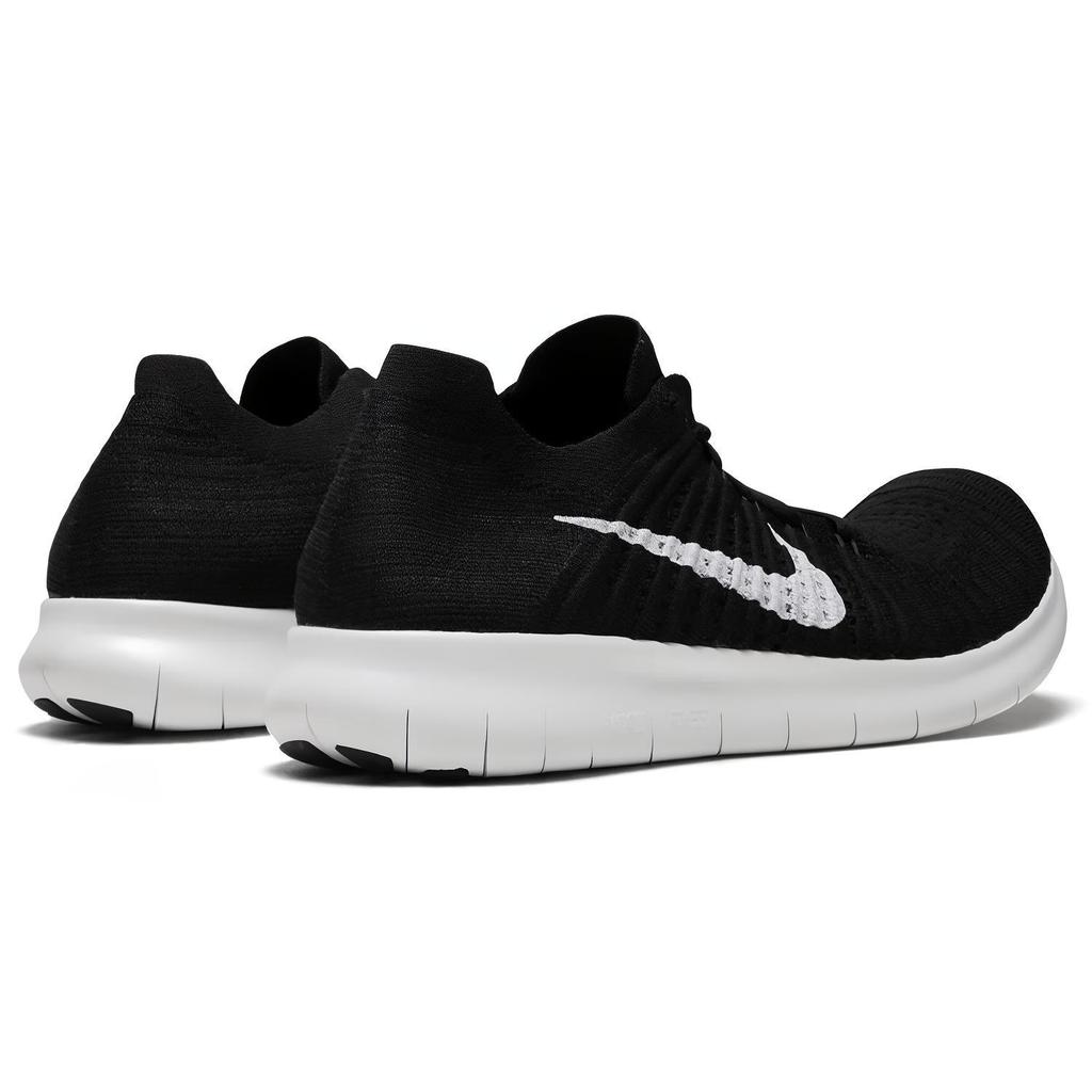Ny Nike Free Run Flyknit Svart/Hvit 831069-001