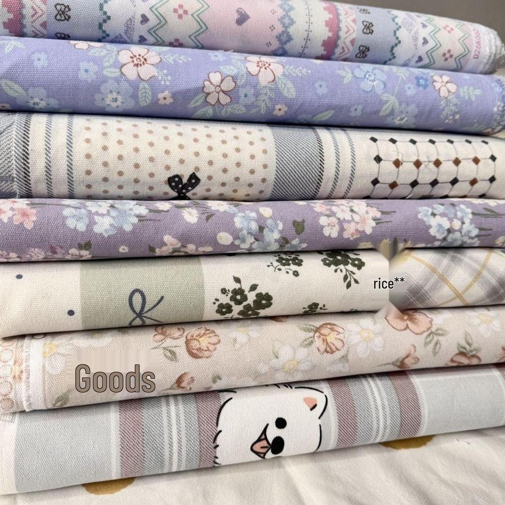 Gruba Tkanina Kwiatowy Kreskówka Płótno DIY do Rękodzieła