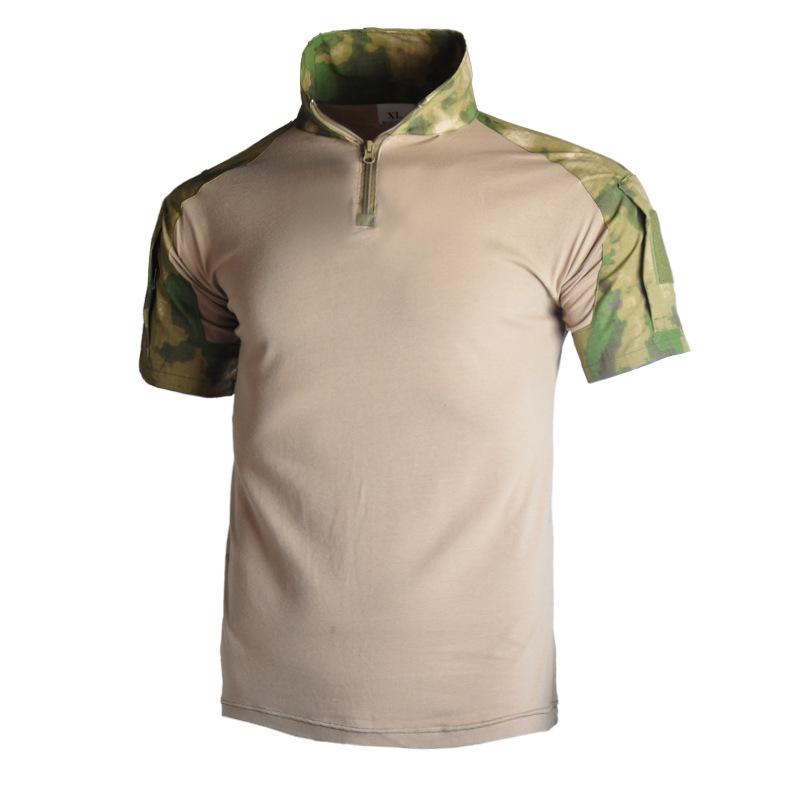 Hanye Outdoor G2 Camouflage Frog Uniform Training Uniform Thin Short Sleeved T-shirt Frog Uniform Short Top Combat Uniform